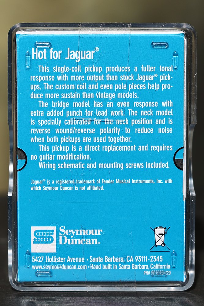 Image 1 of Seymour Duncan SJAG-2B Hot Jaguar Bridge Pickup for Fender Guitar NEW