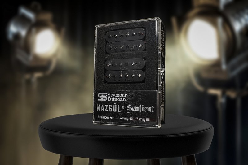 Image 0 of Seymour Duncan Nazgul / Sentient 6 String Humbucker Pickup Set Black 11108-96-B