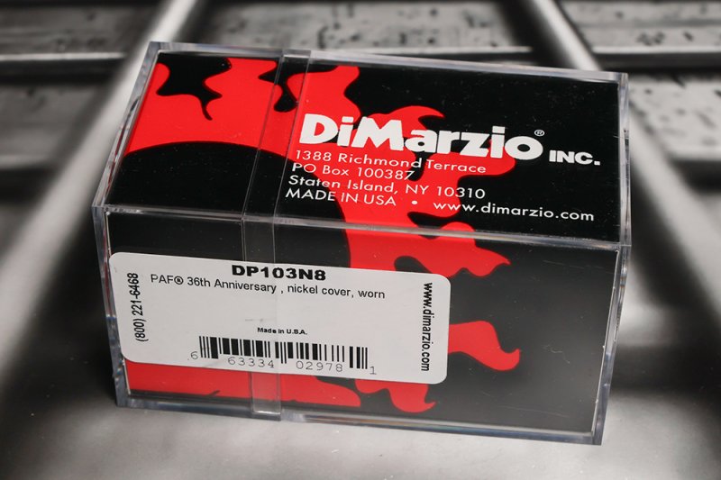 Image 1 of DiMarzio Regular Spaced PAF 36th Anniversary NECK Humbucker Pickup Aged Nickel