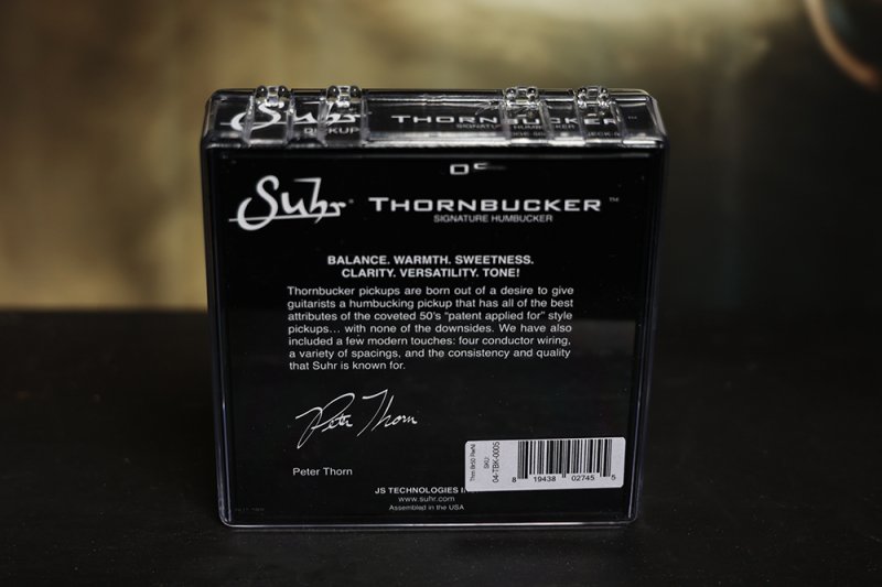 Image 1 of SUHR Thornbucker PAF Bridge Lead Humbucker Pickup Raw Nickel 50mm - Pete Thorn S
