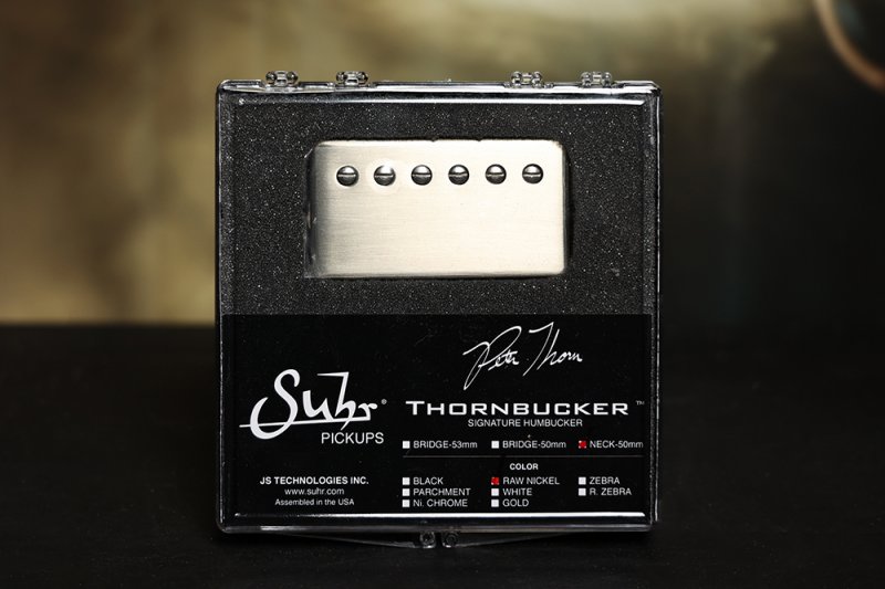 Image 0 of SUHR Thornbucker PAF Neck Rhythm Humbucker Pickup Raw Nickel 50mm - Pete Thorn S