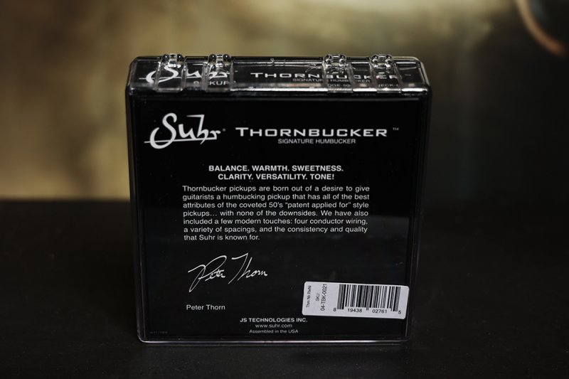 Image 1 of SUHR Thornbucker PAF Neck Rhythm Humbucker Pickup Raw Nickel 50mm - Pete Thorn S