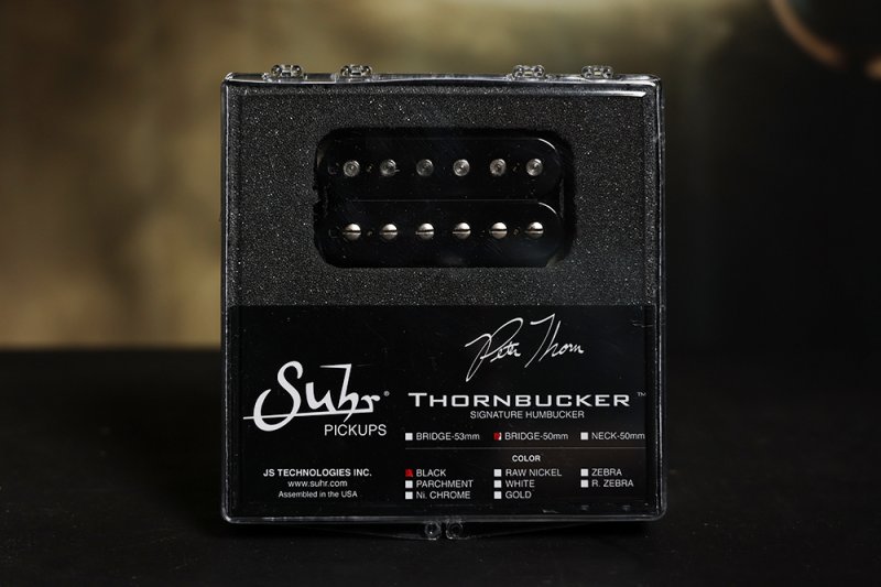 Image 0 of SUHR Thornbucker PAF Bridge Lead Humbucker Pickup Black 50mm - Pete Thorn Signat