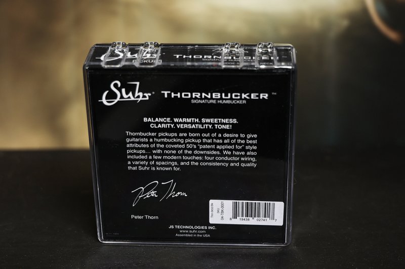 Image 1 of SUHR Thornbucker PAF Bridge Lead Humbucker Pickup Black 50mm - Pete Thorn Signat