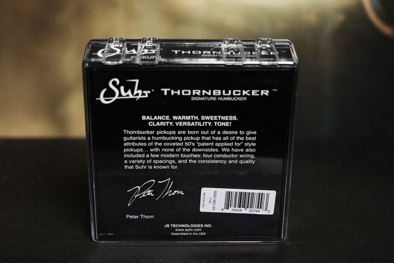 Image 1 of SUHR Thornbucker PAF Bridge Lead Humbucker Pickup Black 53mm Floyd Rose Spaced -