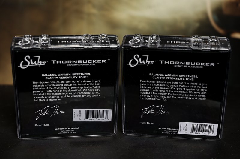 Image 1 of SUHR Thornbucker PAF SET Bridge 53mm Floyd Rose & Neck 50mm Pickup Set - Black -