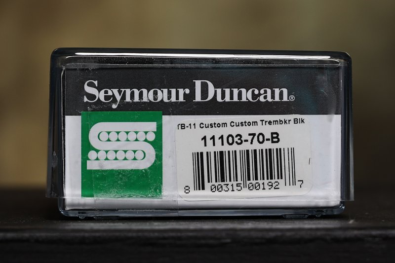 Image 2 of Seymour Duncan TB-11 Custom Custom Bridge Trembucker Black Humbucker Pickup