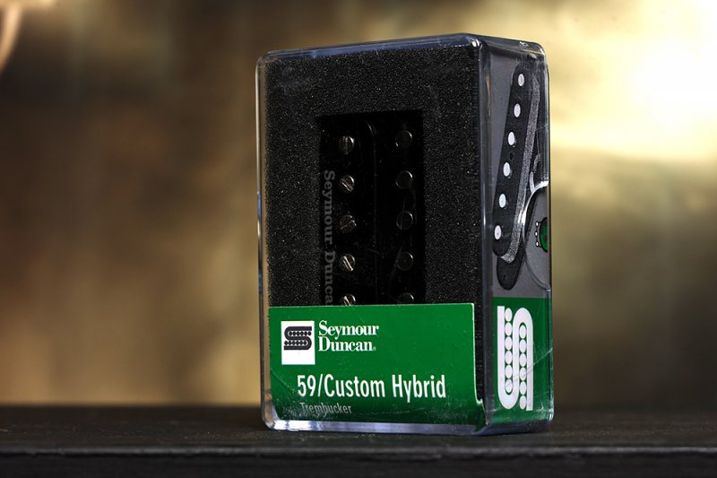 Image 0 of Seymour duncan  TB-16 59 Custom Hybrid Bridge Trembucker Black Humbucker Pickup