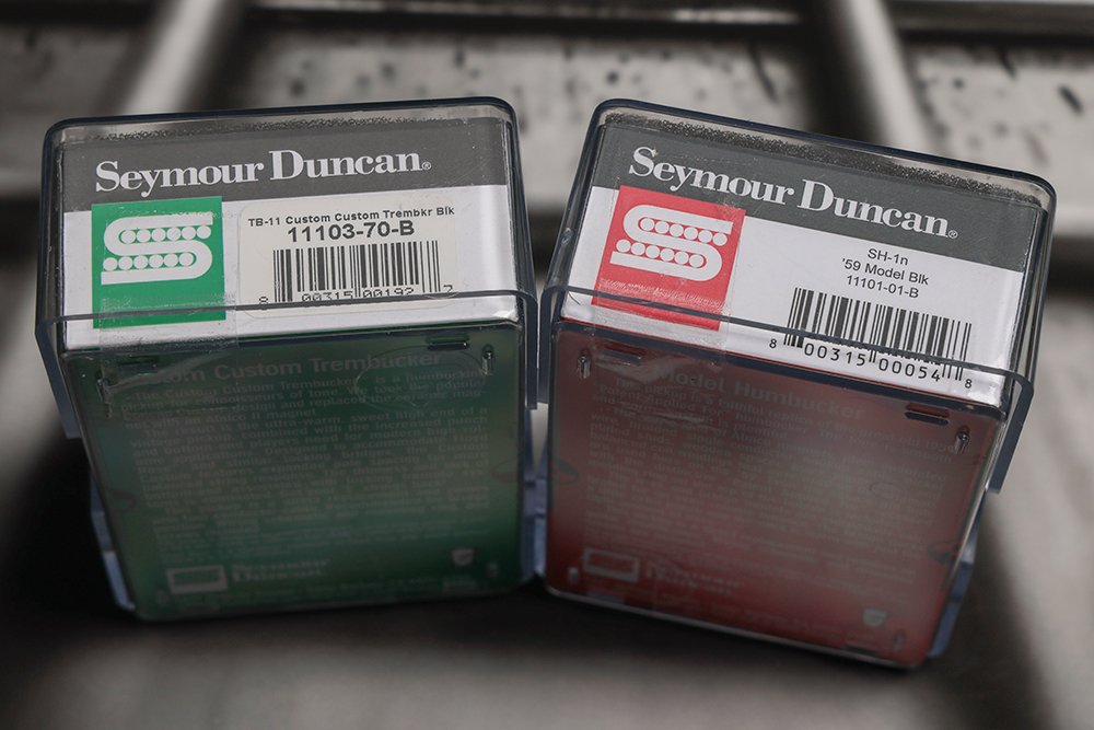 Image 2 of Seymour Duncan TB-11 Custom Custom And SH-1N 59 Humbucker Pickup Set Black