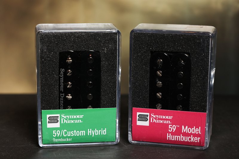 Image 0 of Seymour Duncan TB-16 59 Custom Hybrid / SH-1N 59 4 Conductor Set Black