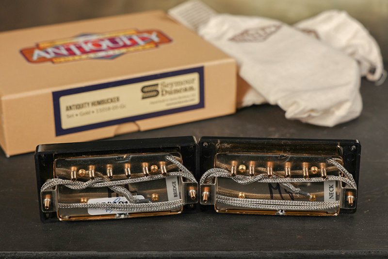 Image 1 of Seymour Duncan Antiquity Humbucker Pickup Set Aged Gold 1950's P.A.F. Pickups