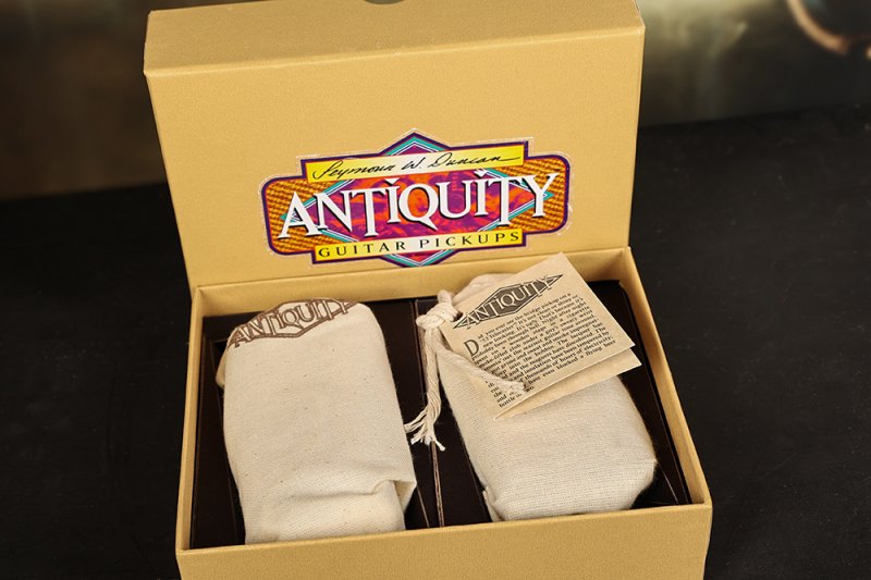 Image 2 of Seymour Duncan Antiquity Humbucker Pickup Set Aged Gold 1950's P.A.F. Pickups