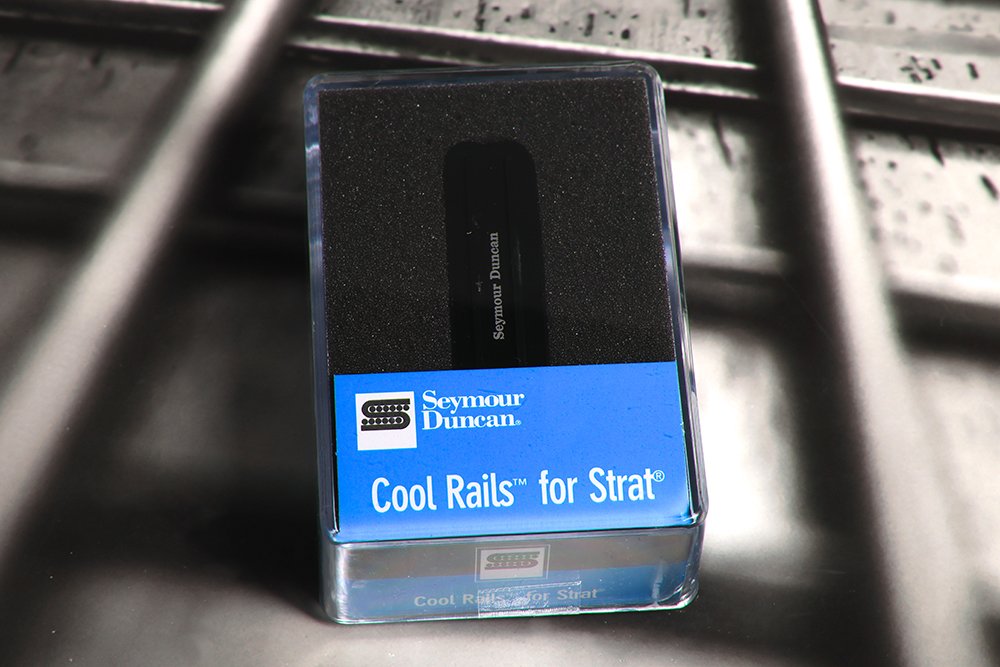 Image 0 of Seymour Duncan SCR-1n Cool Rails for Strat Black NECK Pickup 11205-06-B