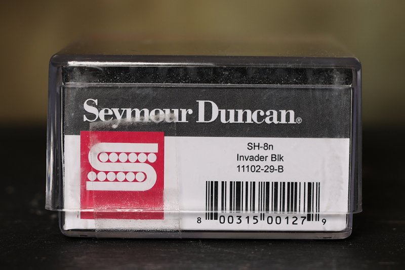 Image 2 of Seymour Duncan  SH-8 Invader Neck Humbucker Guitar Pickup Black SH-8n