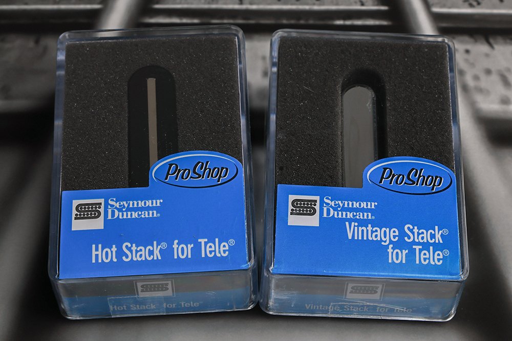 Image 0 of Seymour Duncan STK-T2b Hot Lead & STK-T1n Vintage Stack Telecaster Pickup Set
