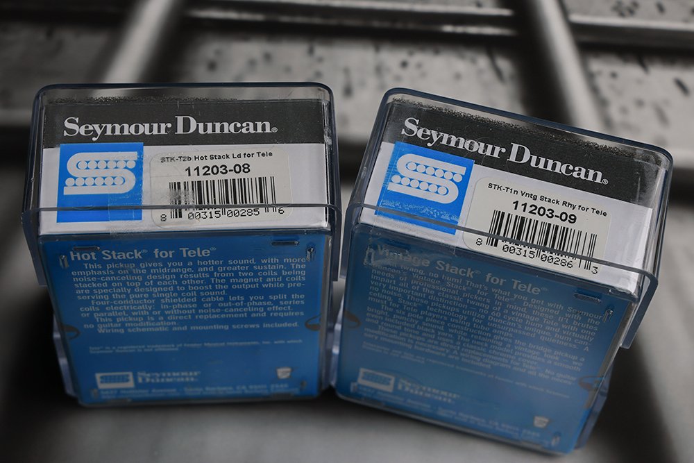 Image 2 of Seymour Duncan STK-T2b Hot Lead & STK-T1n Vintage Stack Telecaster Pickup Set
