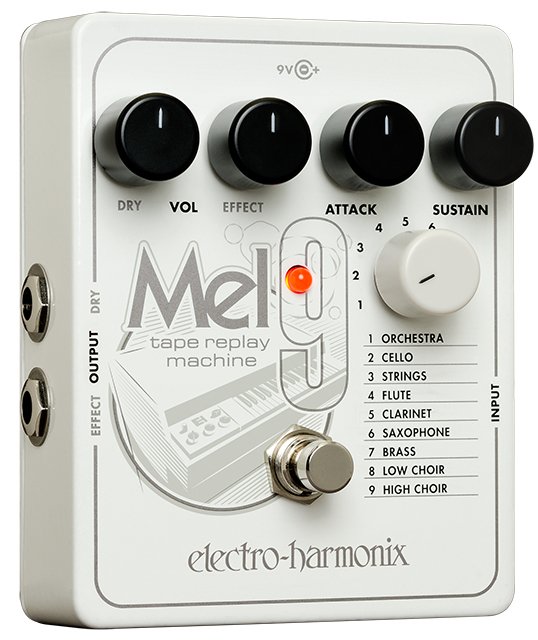 Image 0 of Electro-Harmonix EHX MEL9 Tape Replay Machine Pedal w/ Power Supply MEL 9