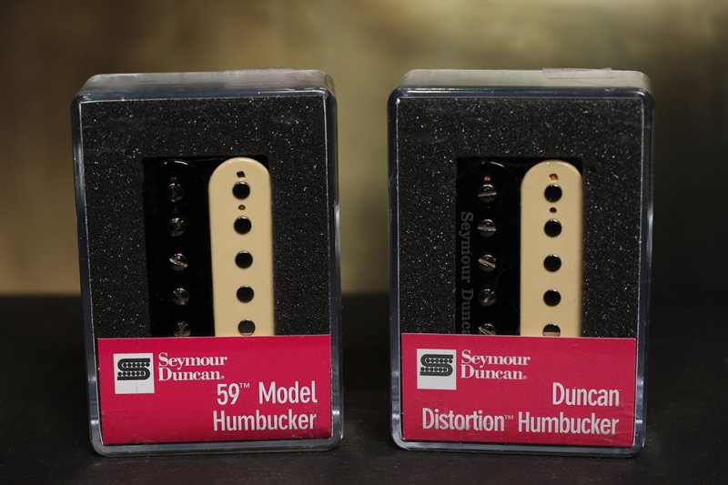 Image 0 of Seymour Duncan Distortion SH-6 Bridge & SH-1 59 Neck REVERSE ZEBRA Pickup Set