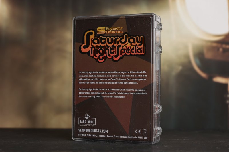 Image 1 of Seymour Duncan Saturday Night Special SET NICKEL Alnico 4 Humbucker Pickups