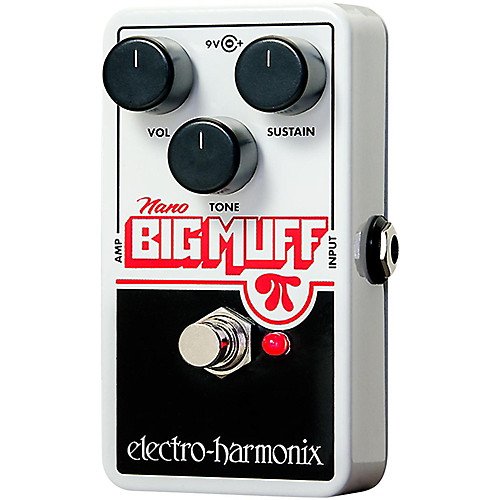 Image 0 of Electro Harmonix Nano Big Muff Pi Fuzz / Distortion Pedal w/ Battery EHX