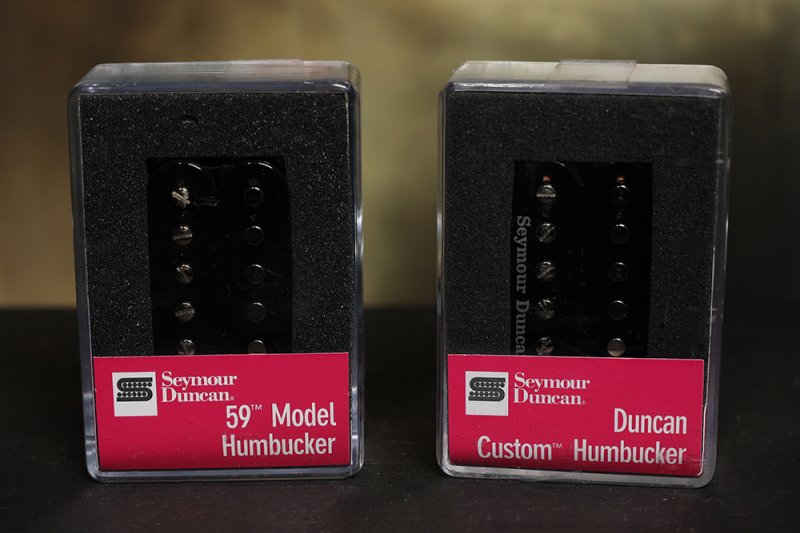 Image 0 of Seymour Duncan Custom SH-5 Bridge / SH-1n 59 Neck Pickup Set - BLACK