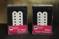 Seymour Duncan Custom SH-5 Bridge / SH-1n 59 Neck Pickup Set - White