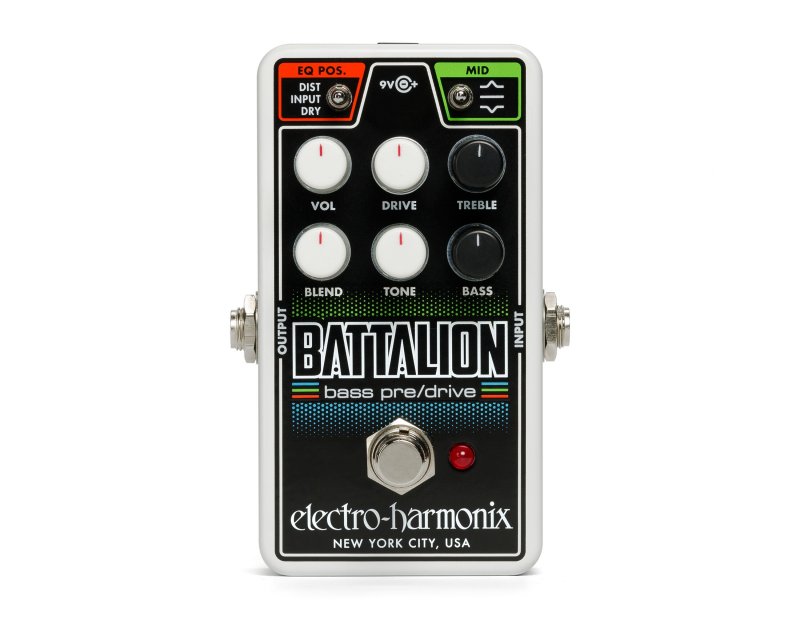 Image 0 of Electro-Harmonix Nano Battalion Bass Preamp Overdrive Pedal