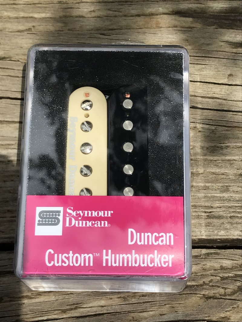 Image 0 of Seymour Duncan SH-5 Custom ZEBRA PAF Ceramic Humbucker Pickup