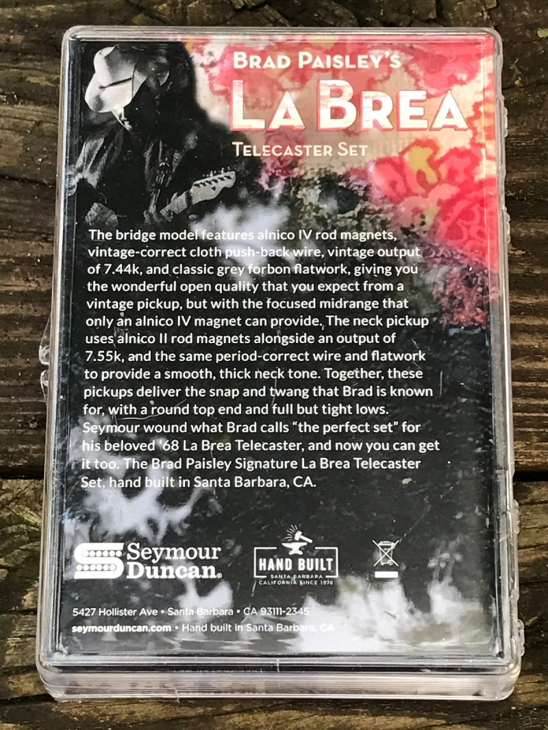 Image 1 of Seymour Duncan Brad Paisley La Brea Tele Pickup Set - Telecaster