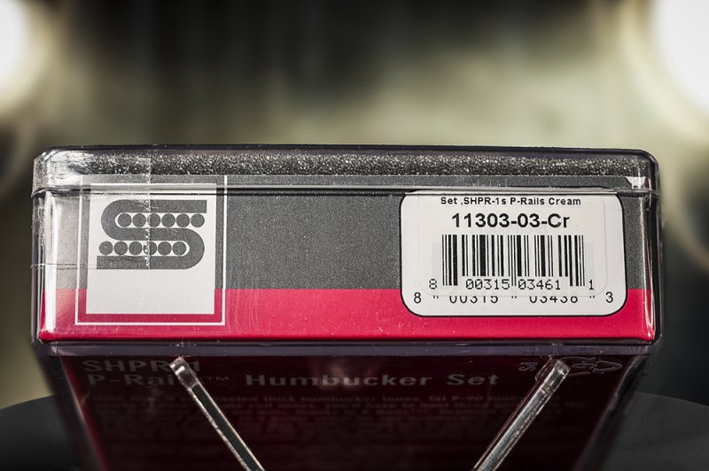 Image 1 of Seymour Duncan P-Rails Pickup Set SHPR-1b Bridge & SHPR-1n Neck HOT Cream P-90