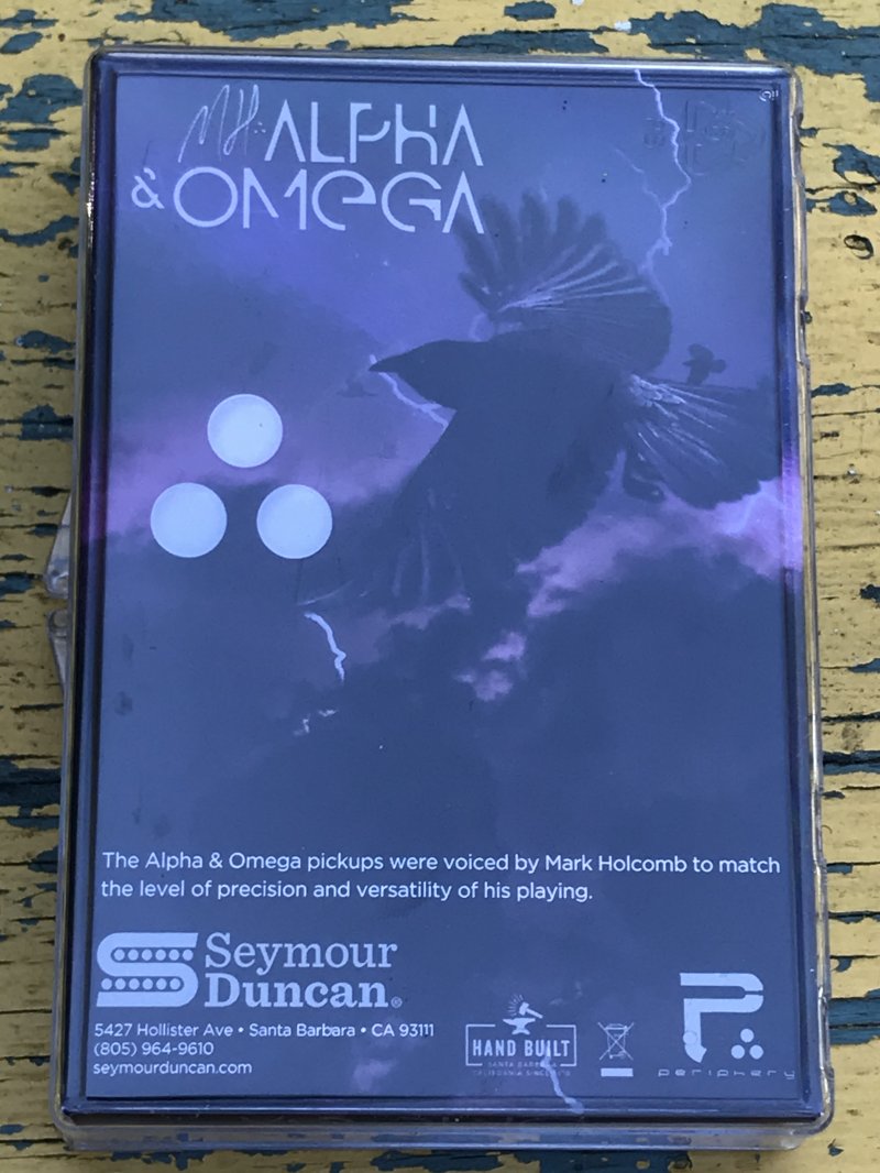 Image 1 of Seymour Duncan Mark Holcomb Alpha Omega Set Black 6 String