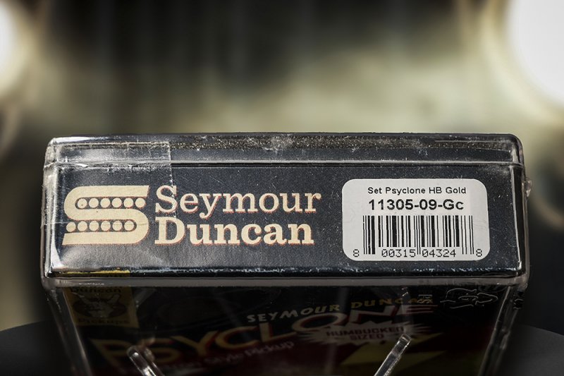 Image 2 of Seymour Duncan Psyclone Humbucker Pickup Set - Gold Filter'Tron -Vintage Wound