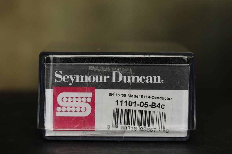 Image 2 of Seymour Duncan SH-1b 59 Model Bridge Humbucker Pickup BLACK 4 Conductor