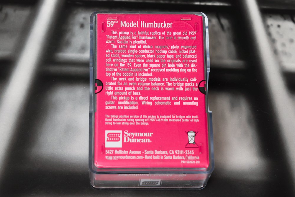 Image 1 of Seymour Duncan SH-1b 59 Model Bridge Humbucker Pickup NICKEL 4 Conductor