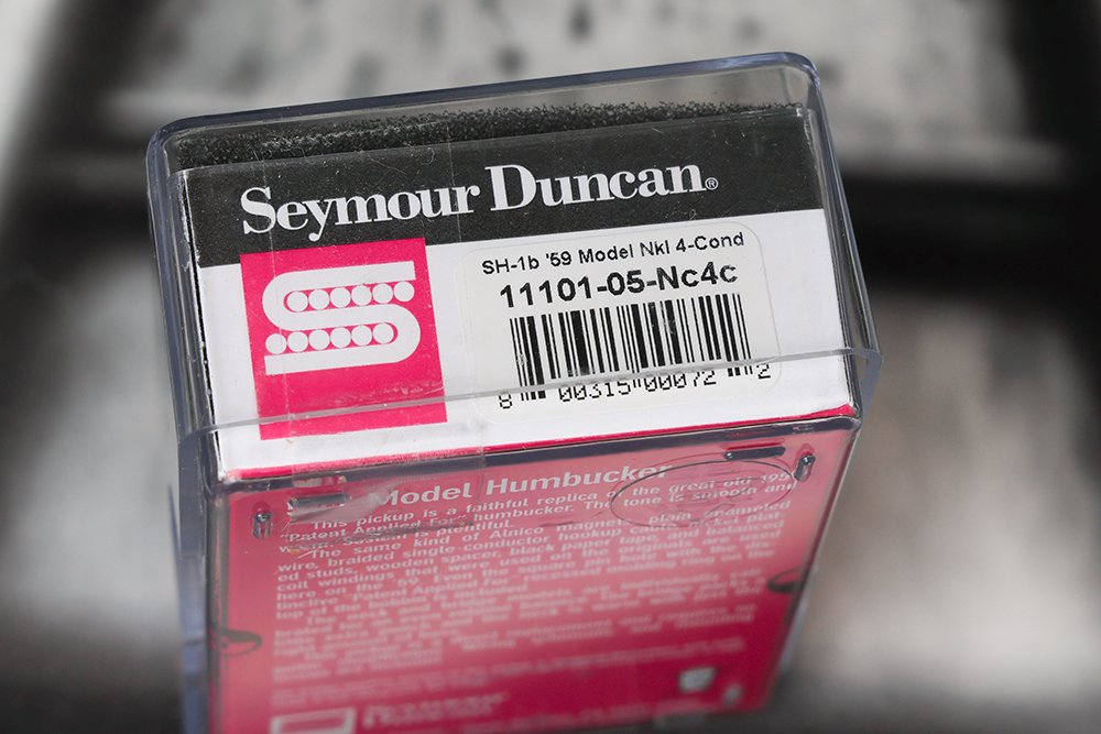 Image 2 of Seymour Duncan SH-1b 59 Model Bridge Humbucker Pickup NICKEL 4 Conductor