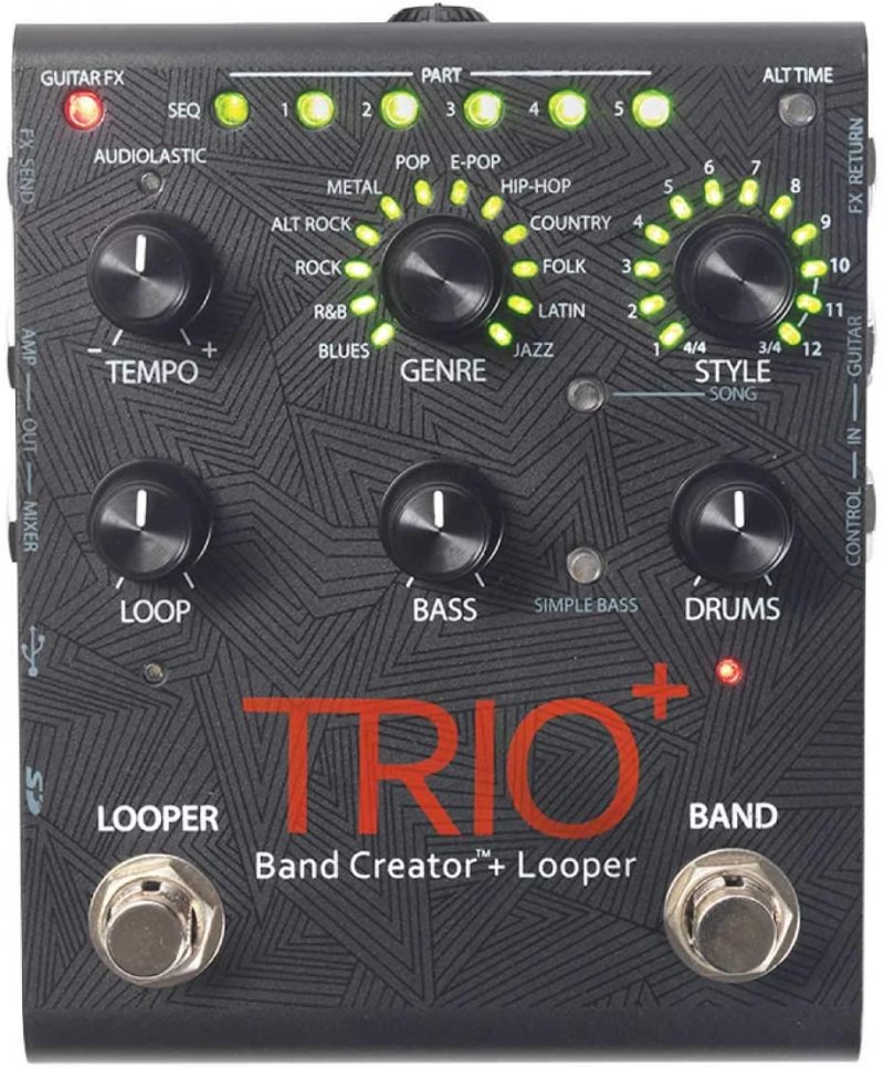 Image 0 of DigiTech TRIO Plus TRIO+ Band Creator & Looper Pedal