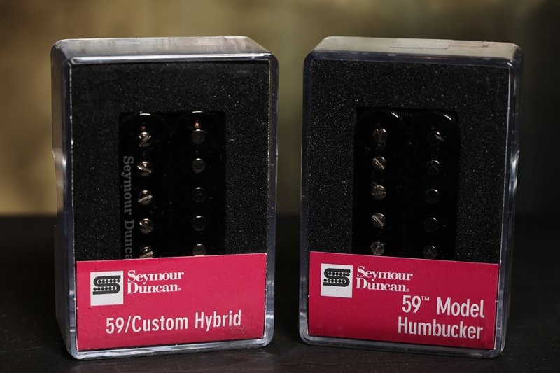 Image 0 of Seymour Duncan SH-16 59 Custom Hybrid / SH-1n 59 Neck 4 Conductor Black