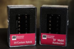 Seymour Duncan SH-16 59 Custom Hybrid / SH-1n 59 Neck 4 Conductor Black