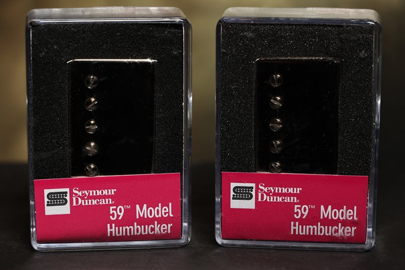 Image 0 of Seymour Duncan Vintage Blues Humbucker Pickup Set 4 Conductor NICKEL