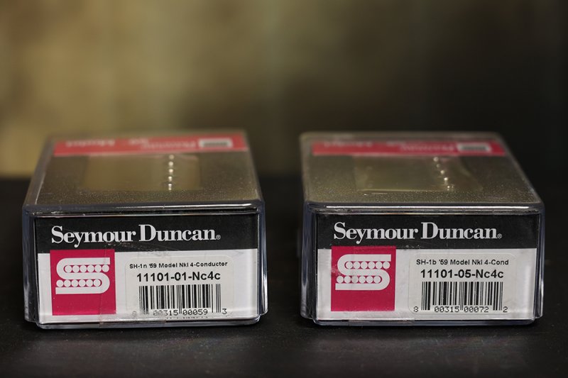 Image 2 of Seymour Duncan Vintage Blues Humbucker Pickup Set 4 Conductor NICKEL