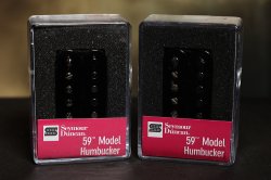 Seymour Duncan Vintage Blues Humbucker Pickup Set 4 Conductor BLACK