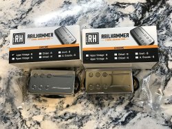 RAILHAMMER Hyper Vintage Humbucker Pickup SET Chrome