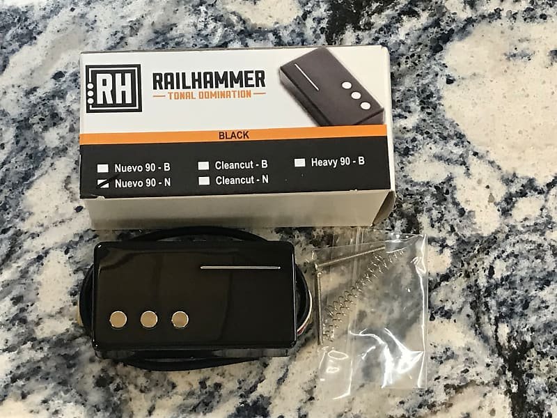 Image 0 of RAILHAMMER Nuevo 90 Neck Black Humcutter Pickup