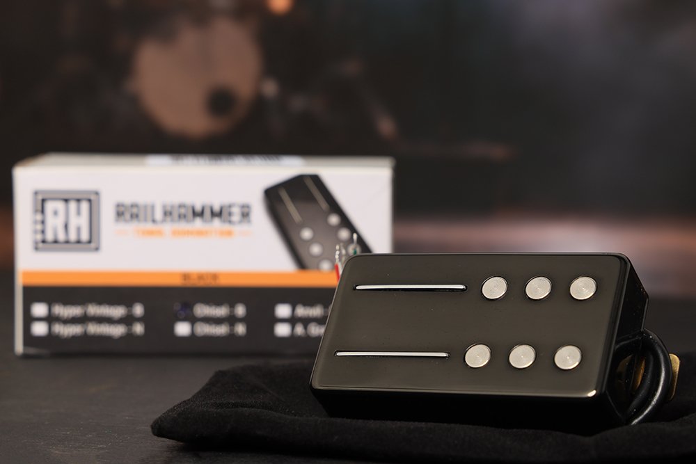 RAILHAMMER Chisel Bridge Black Humbucker Pickup