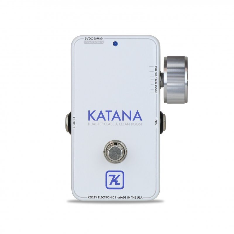 Image 0 of Keeley KATANA Clean Boost - Throwback White - - BRAND NEW Booster Pedal