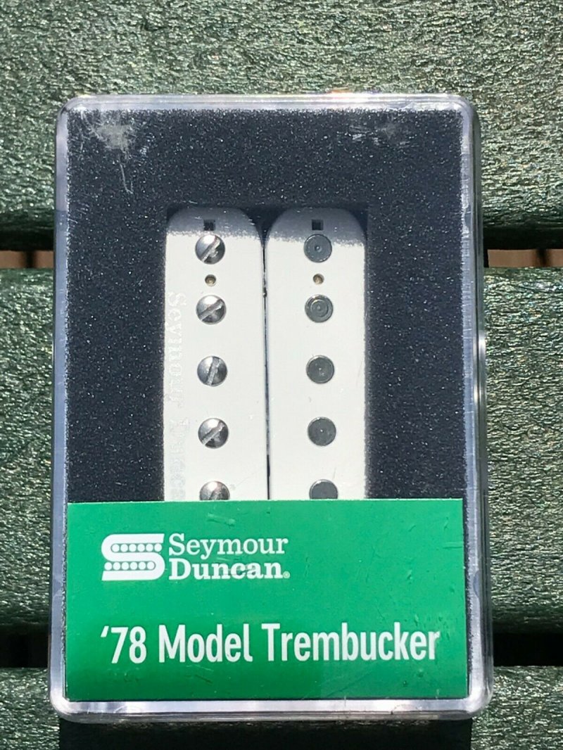 Image 0 of Seymour Duncan 78 Model Bridge Pickup Trembucker Humbucker - White