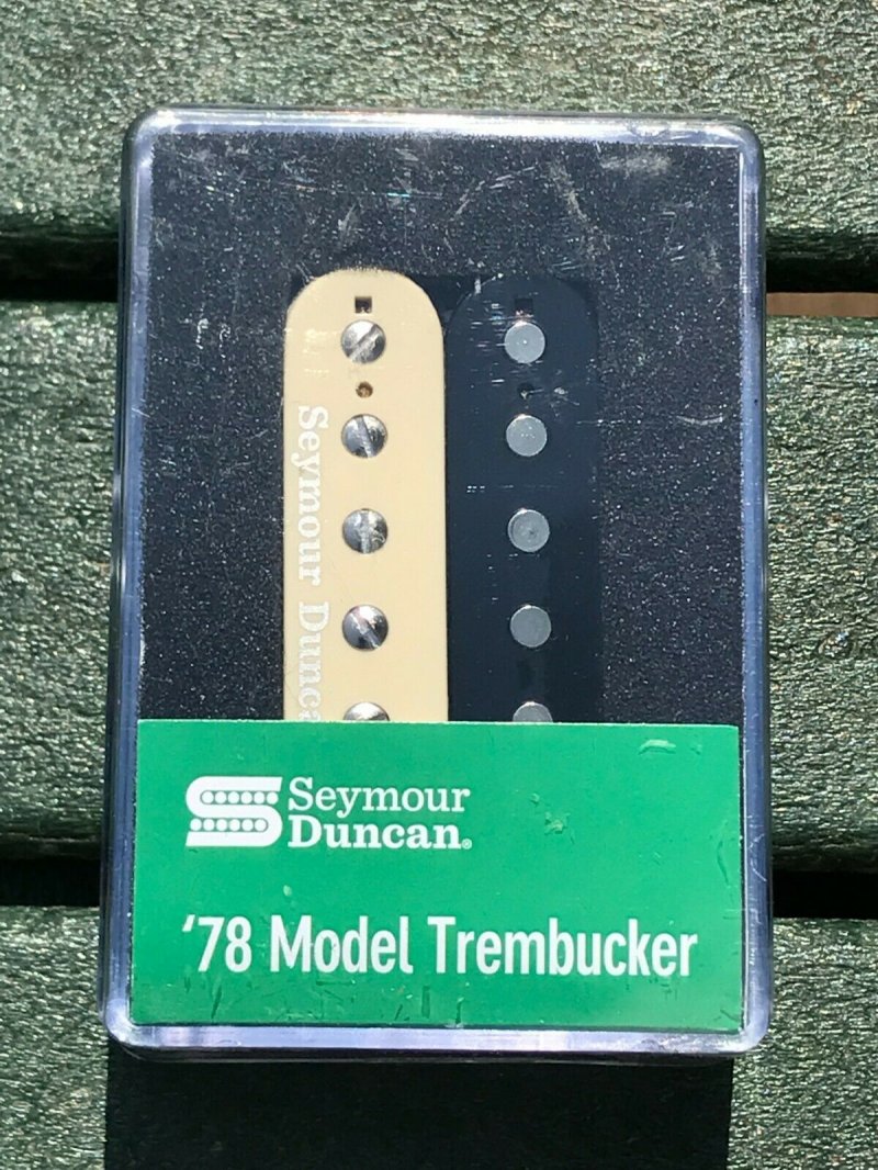 Image 0 of Seymour Duncan 78 Model Bridge Pickup Trembucker Humbucker - Zebra