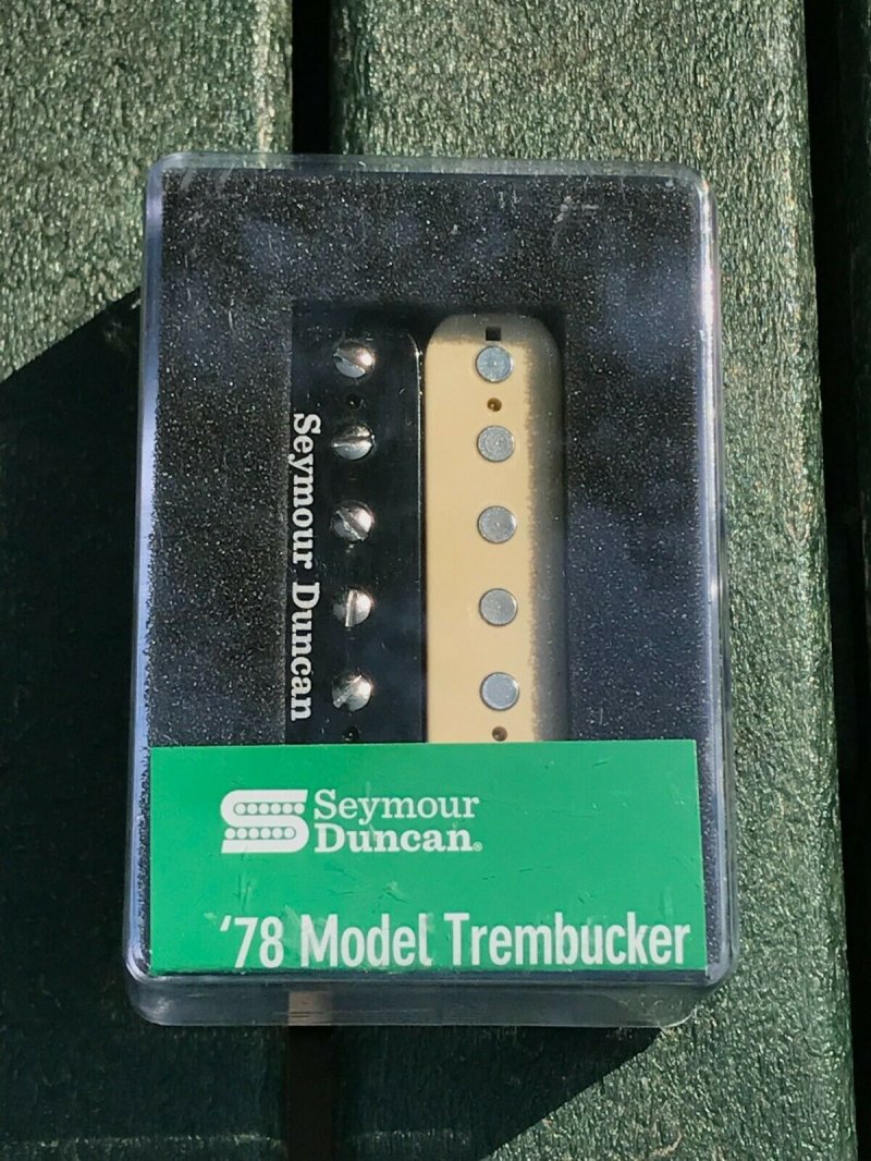 Image 0 of Seymour Duncan 78 Model Bridge Pickup Trembucker Humbucker - Reverse Zebra