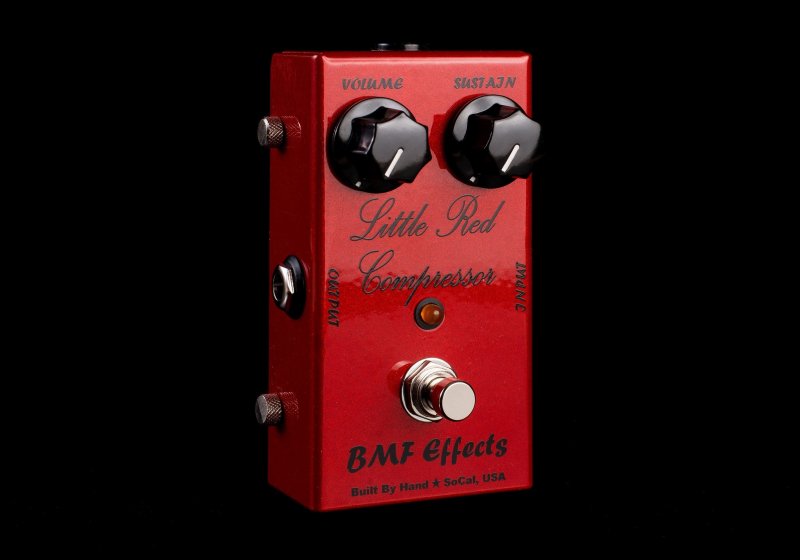 Image 0 of BMF Effects Little Red Compressor Guitar Pedal