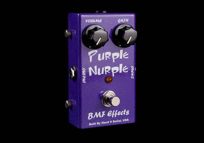 Image 0 of BMF Effects Purple Nurple Overdrive Guitar Pedal